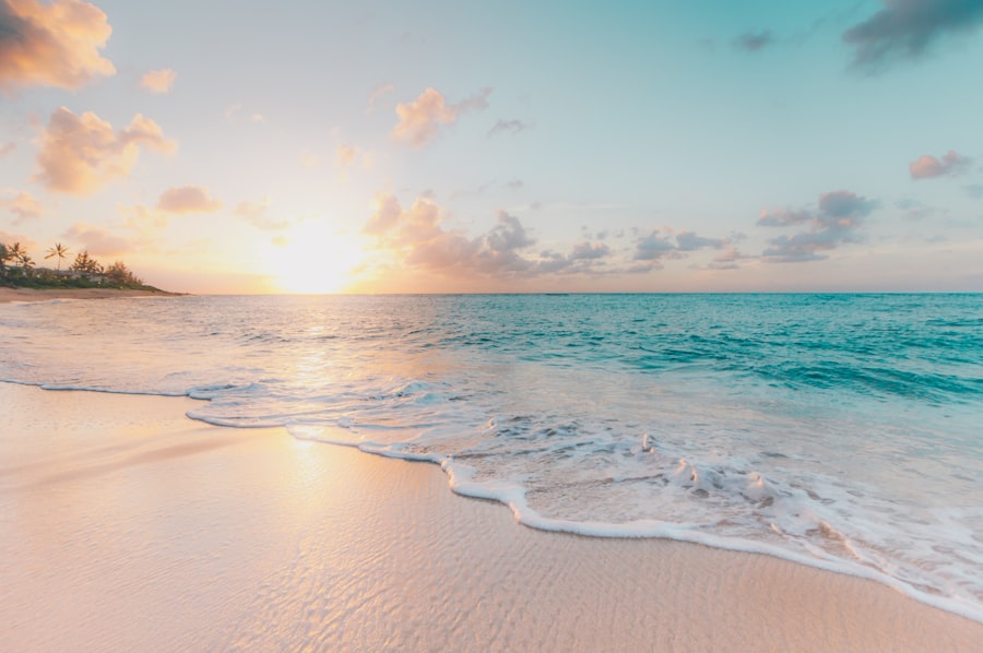 Strand auf Mallorca bei Sonnenuntergang